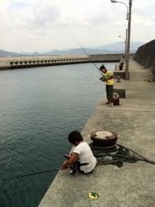 釣り対決